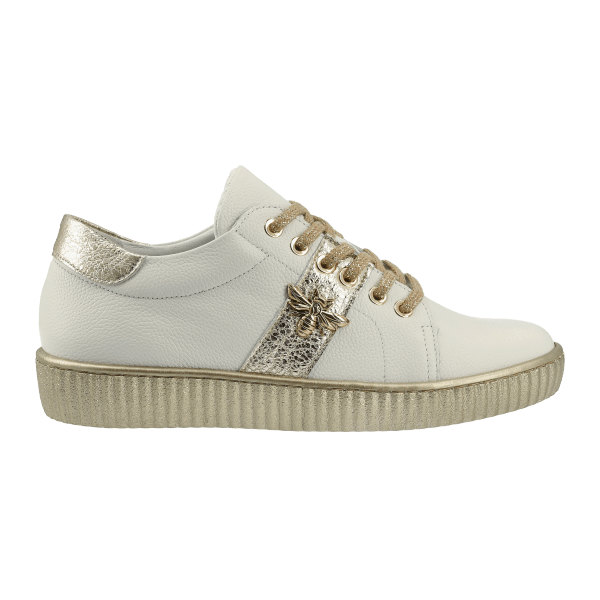 Sneakersy 961 - Biały Lico/Złoty