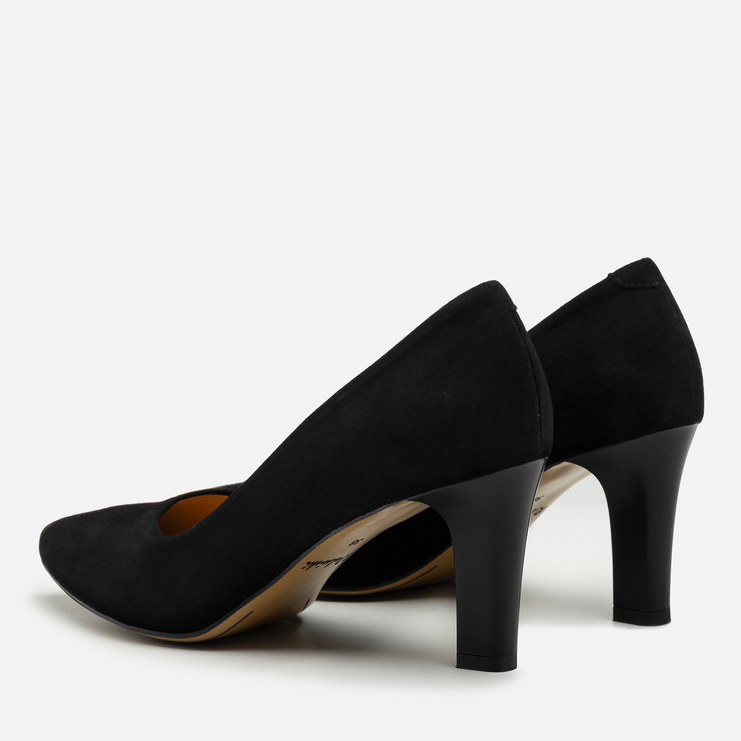 Czółenka R.Polański 2255 - Czarny Zamsz