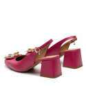 Sandały R.Polański 1630 - Fuksja Polina 559 Lico