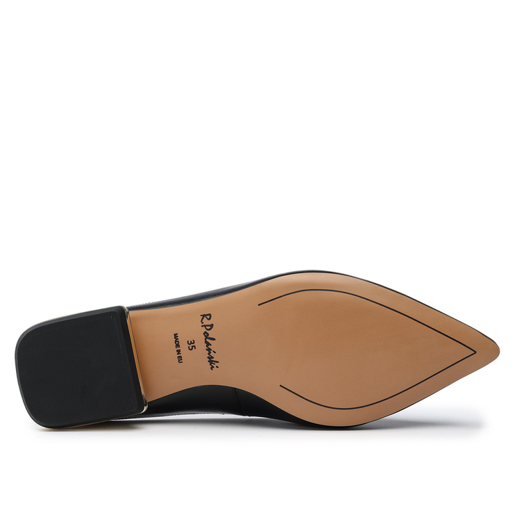 Klapki 1013 - Czarny Lico