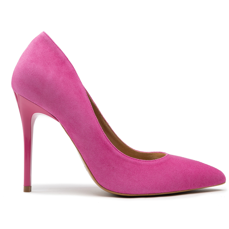 Czółenka R.Polański A001 - Magnolia Zamsz