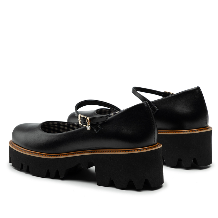 Półbuty R.Polański 1750 - Czarny Lico