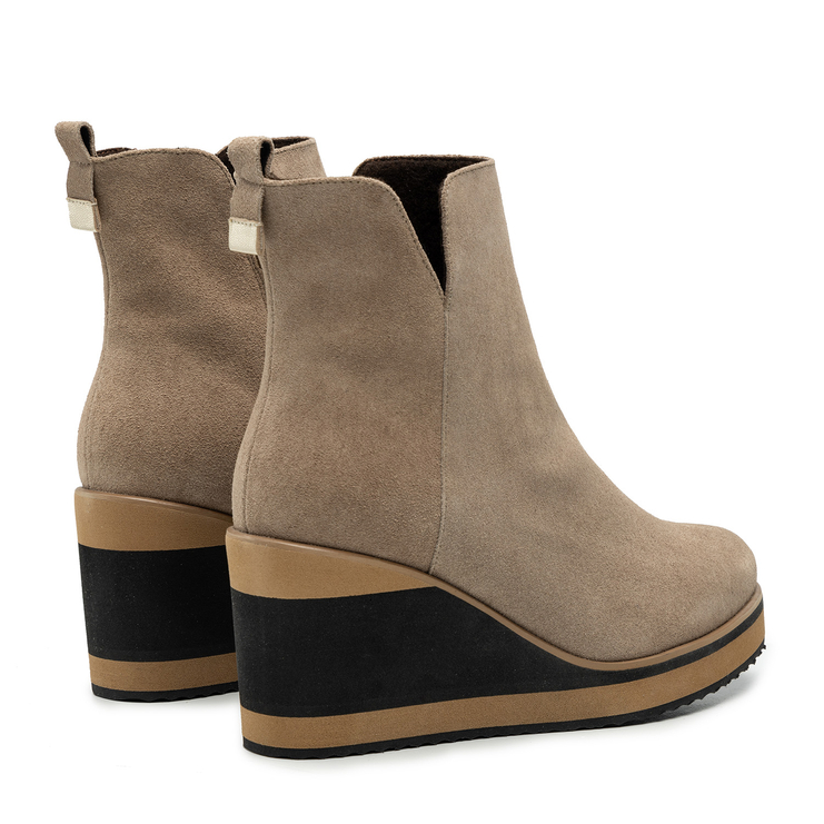 Botki R.Polański 1931 - Beżowy Zamsz