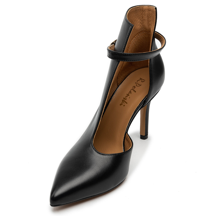 Sandały R.Polański 1701 - Czarny Lico