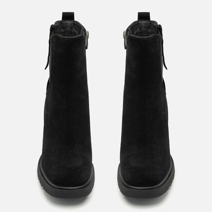 Botki R.Polański 2252 – Czarny Zamsz