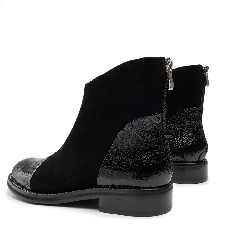 Botki R.Polański 1779 - Czarny Zamsz/Czarny Naplak