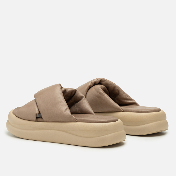 Klapki R.Polański 2198 - Cappuccino Lico