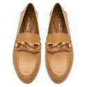 Mokasyny R.Polański 1604 - Camel Lico