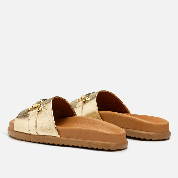 Klapki R.Polański 2215 - Złoty Lico