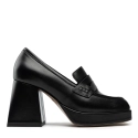 Półbuty R.Polański 1492 - Czarny Polina 550 Lico