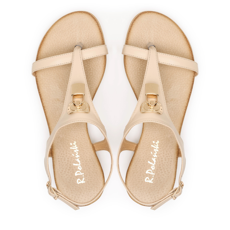 Sandały 1100 - Beżowy Lico