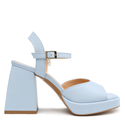 Sandały R.Polański 1506 - Błękitny Polina 584 Lico