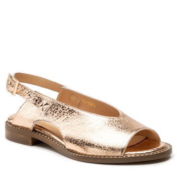 Sandały R.Polański 1440 - Szampański Kryształ