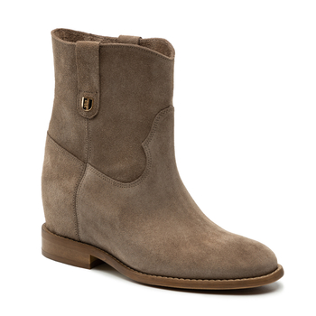 Botki R.Polański 880 - Taupe FR Zamsz