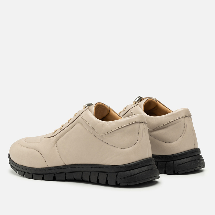 Sneakersy R.Polański 2122 - Beżowy Lico