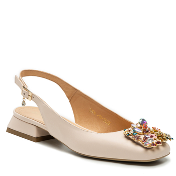 Sandały R.Polański 1595 - Ekri Polina 265 Lico