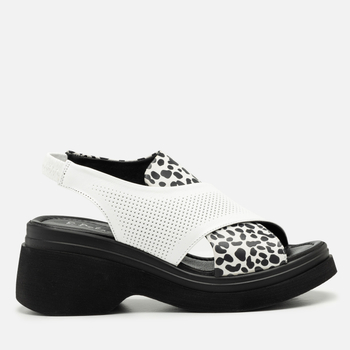 Sandały R.Polański 2117 - Biały Pantera