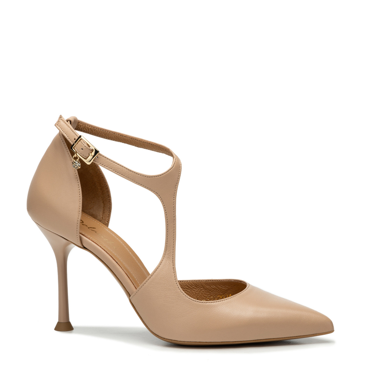 Sandały R.Polański 1720 - Beige Lico