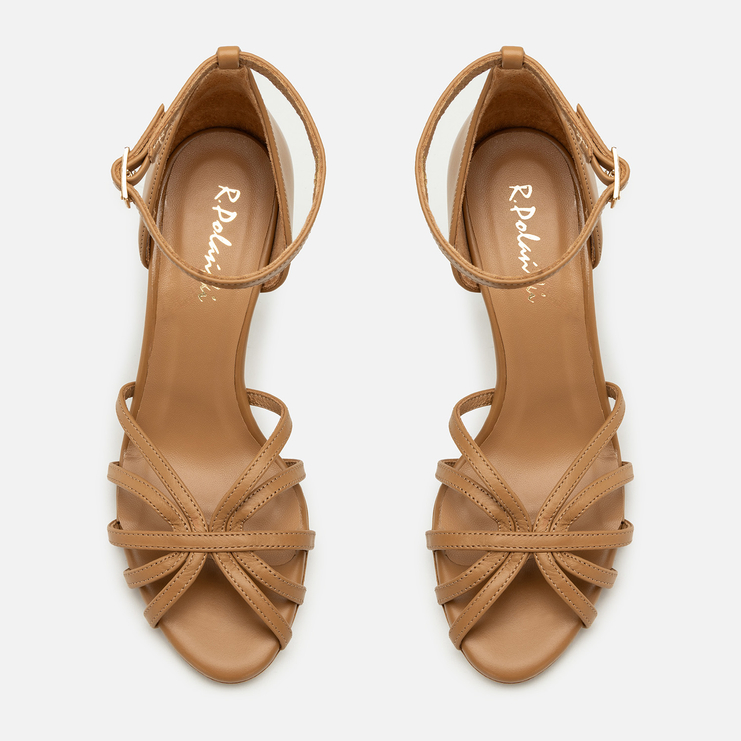 Sandały R.Polański 1812 - Karmel TST Lico