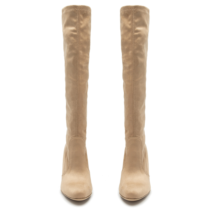 Kozaki R.Polański 761/K - Beżowy Zamsz