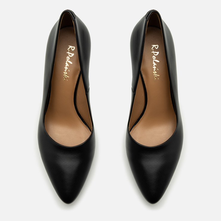 Czółenka R.Polański 2255 - Czarny Lico