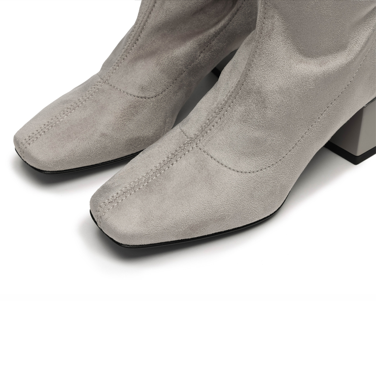 Muszkieterki 1185 - Szary Zamsz