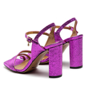 Sandały R.Polański 1676 - Fuksja Kryształ