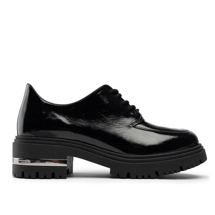 Oxfordy R.Polański 1601 - Czarny Naplak