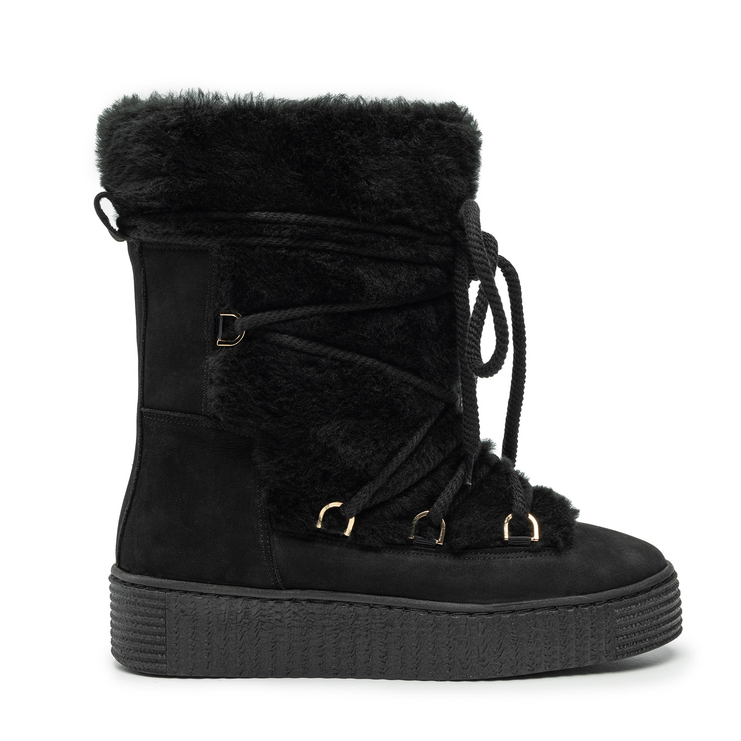 Śniegowce R.Polański 1743 - Czarny Nubuk