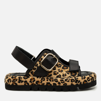 Sandały R.Polański 2158 - Czarny Lico/Pantera