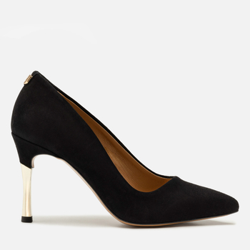 Czółenka 982 - Czarny Zamsz