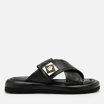 Klapki R.Polański 2127 - Czarny Lico