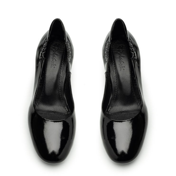 Czółenka R.Polański 2051 - Czarny Naplak