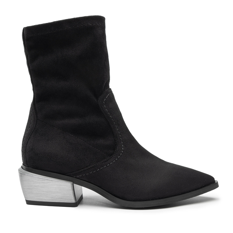 Botki R.Polański 1577 - Czarny Zamsz