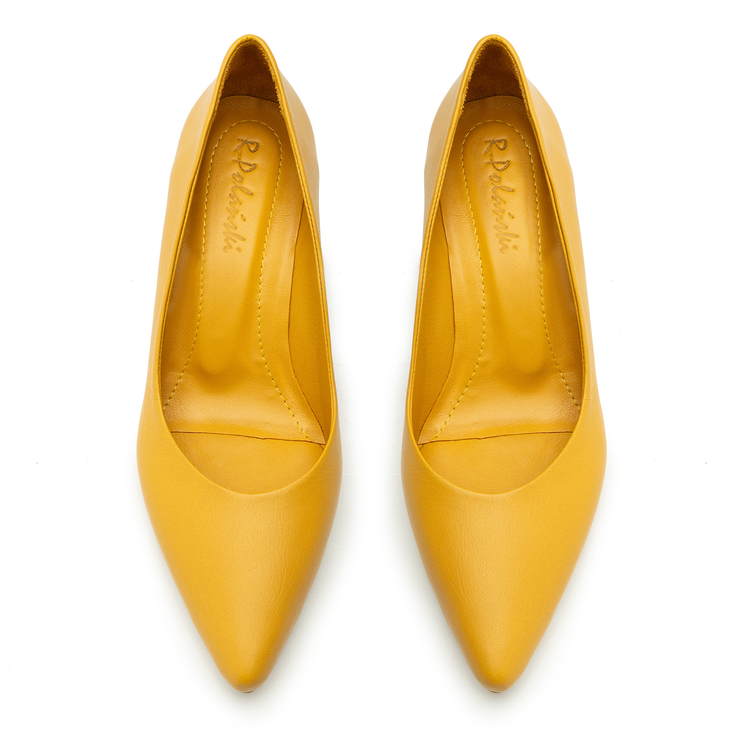 Czółenka R.Polański 2050 - Mustard Lico