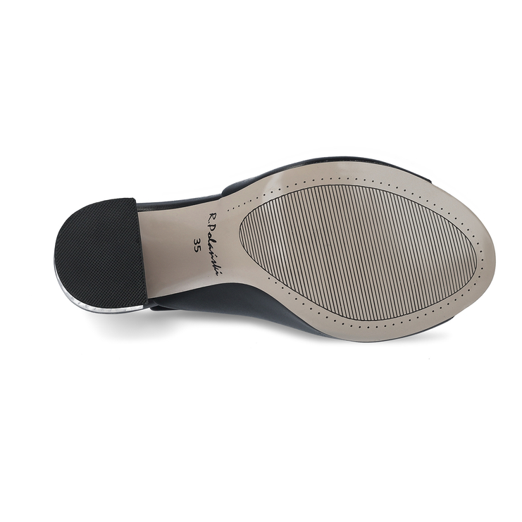 Klapki 936 - Czarny Lico