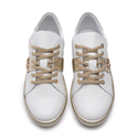 Sneakersy 961 - Biały Lico/Złoty