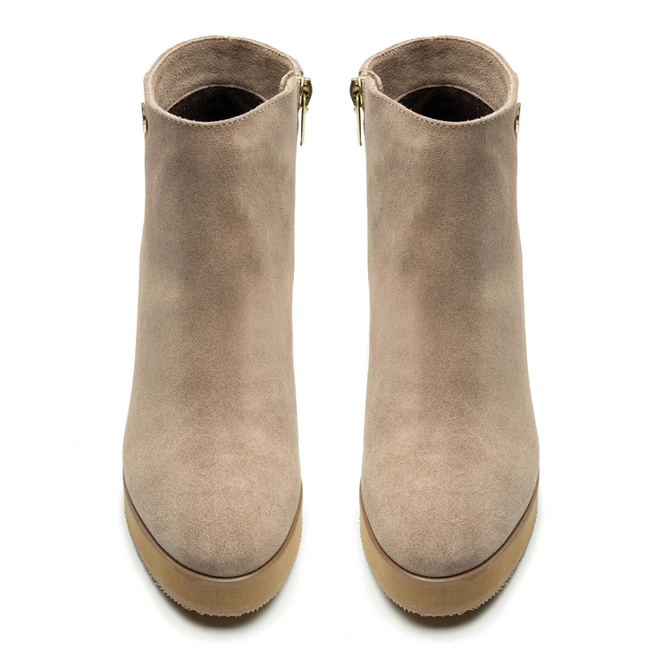 Botki R.Polański 1930 - Beżowy Zamsz