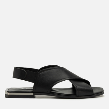 Sandały R.Polański 2164 - Czarny Lico