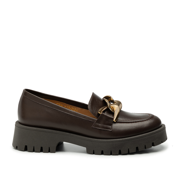 Mokasyny R.Polański 1811 - Brązowy Lico