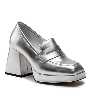 Półbuty R.Polański 1492 - Srebrny Lico