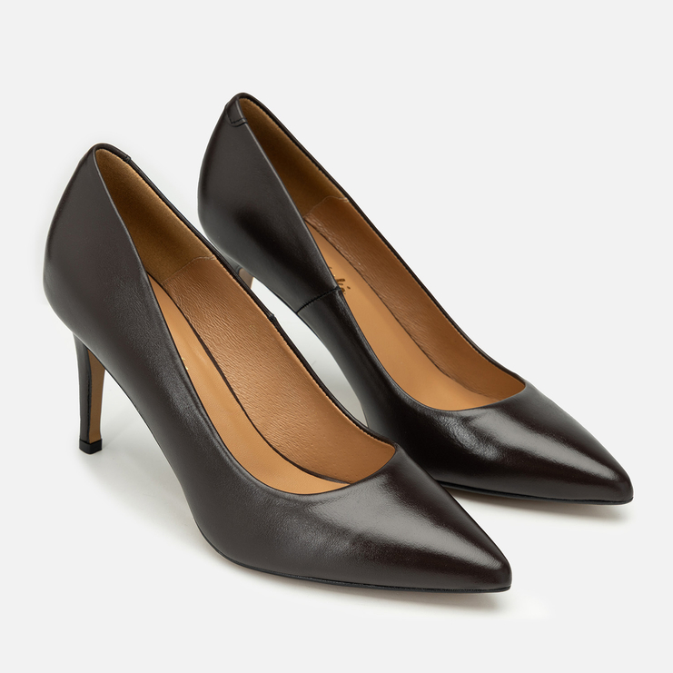 Czółenka R.Polański 2256 - Brązowy Lico