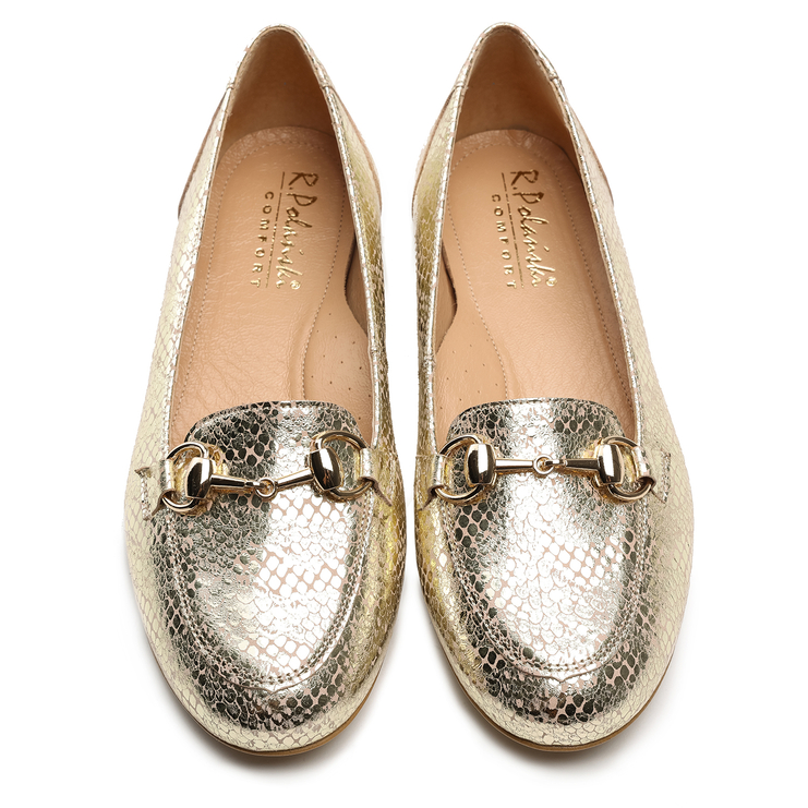Baleriny R.Polański 1138 - Złoty Snake Comfort