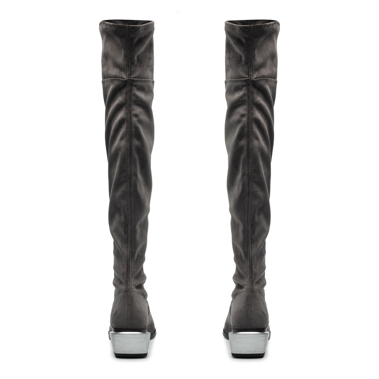 Kozaki R.Polański 1619 - Grafitowy Zamsz