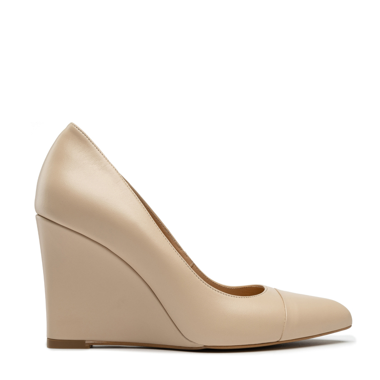 Półbuty R.Polański 1151 - Beżowy Lico