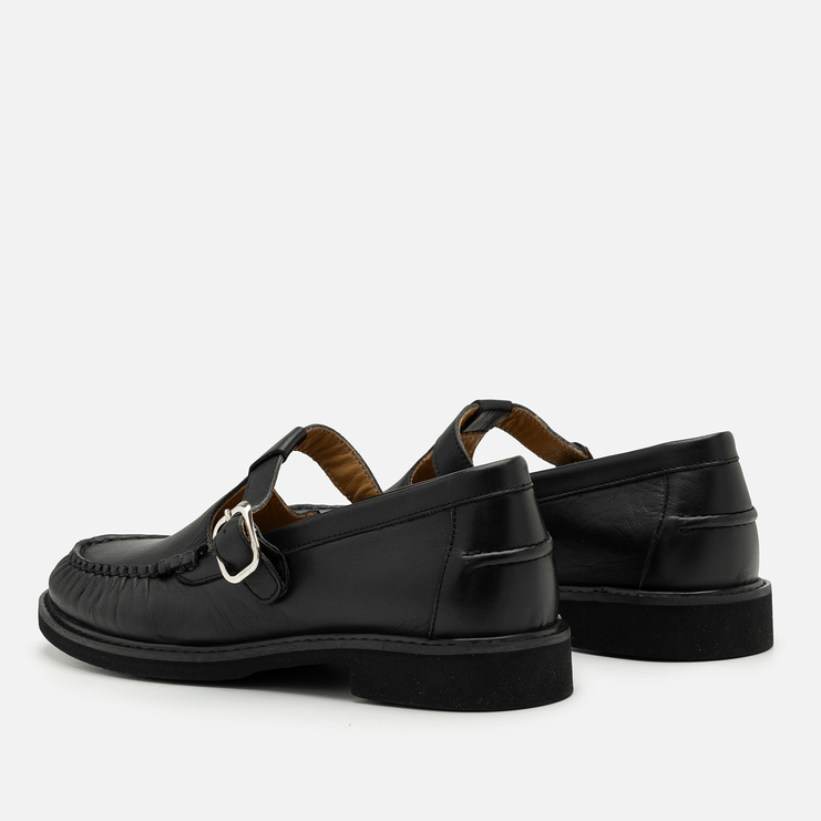 Mokasyny R.Polański 2141 - Czarny Lico