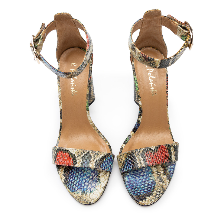 Sandały 876 - Multicolor Snake