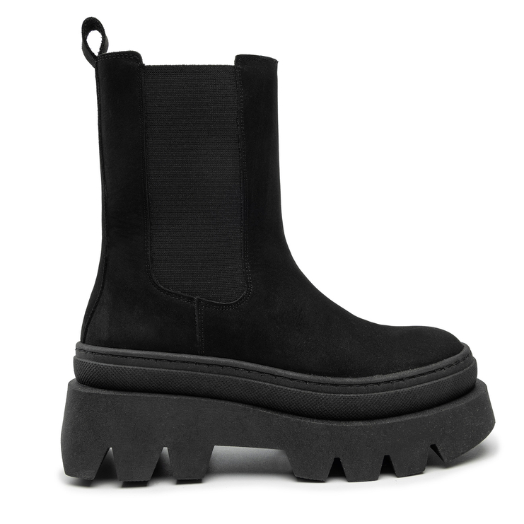 Sztyblety R.Polański 1675 - Czarny Nubuk