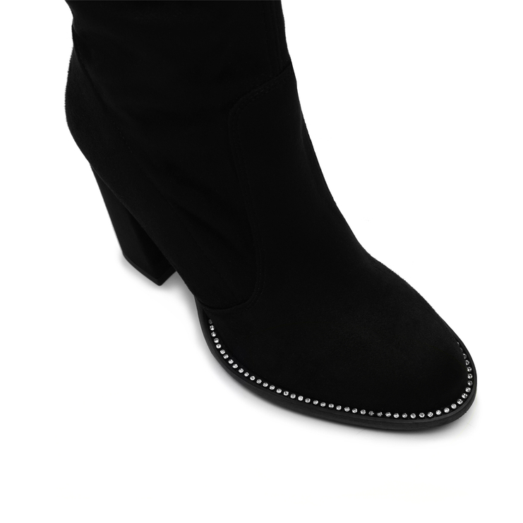 Kozaki R.Polański 955/A - Czarny Zamsz