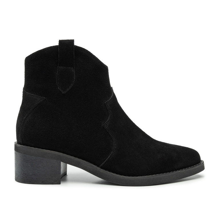 Botki R.Polański 1800 - Czarny Zamsz